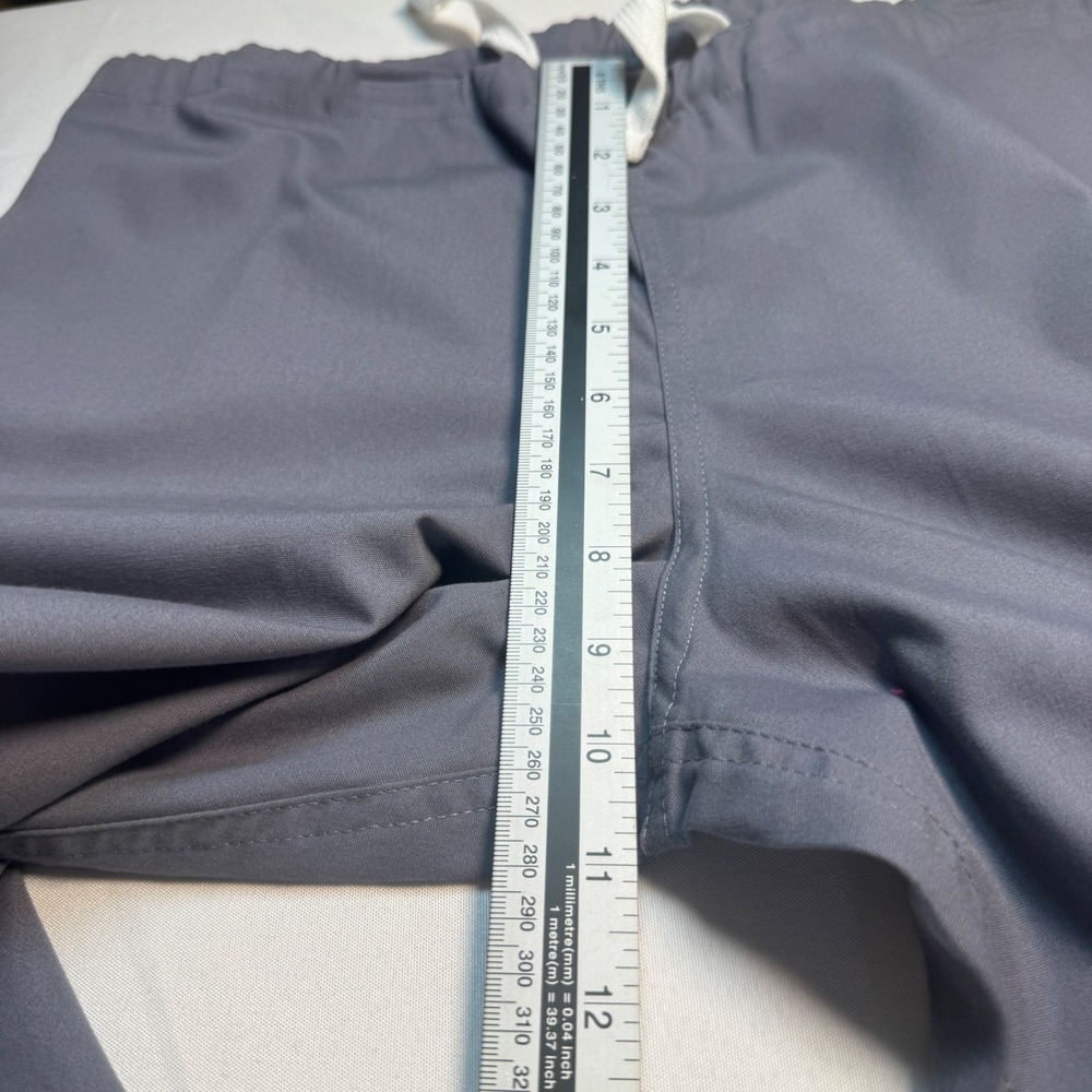 Urbane Womens Scrub Pants Size Petite Extra Small Gray Drawstring Elastic Waist - Picture 5 of 8